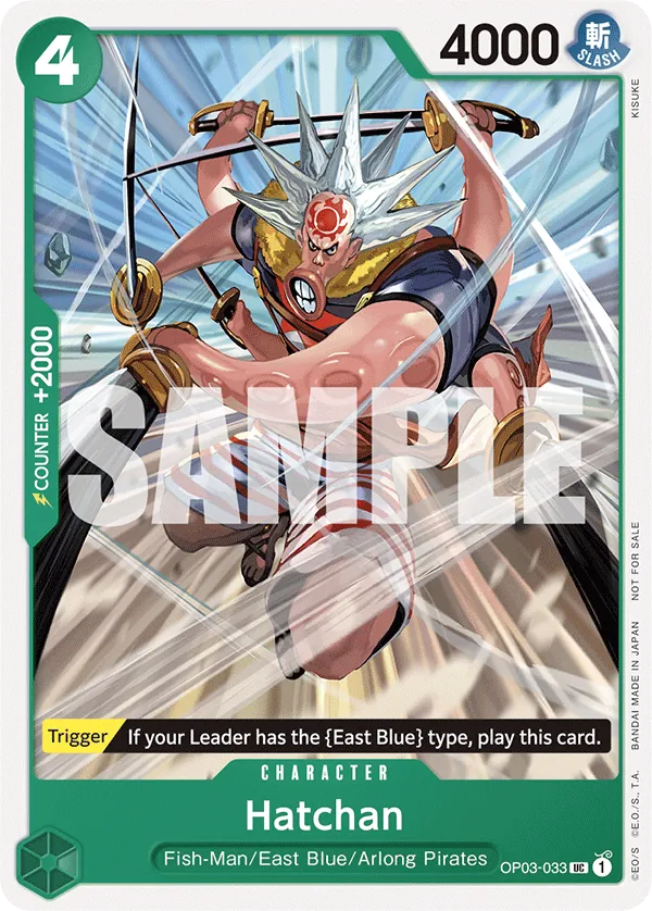 Hatchan OP03-033 Tournament Pack Vol. 6 Alt Art card, Pillars of Strength