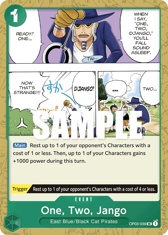 One, Two, Jango OP03-039 card, Pillars of Strength