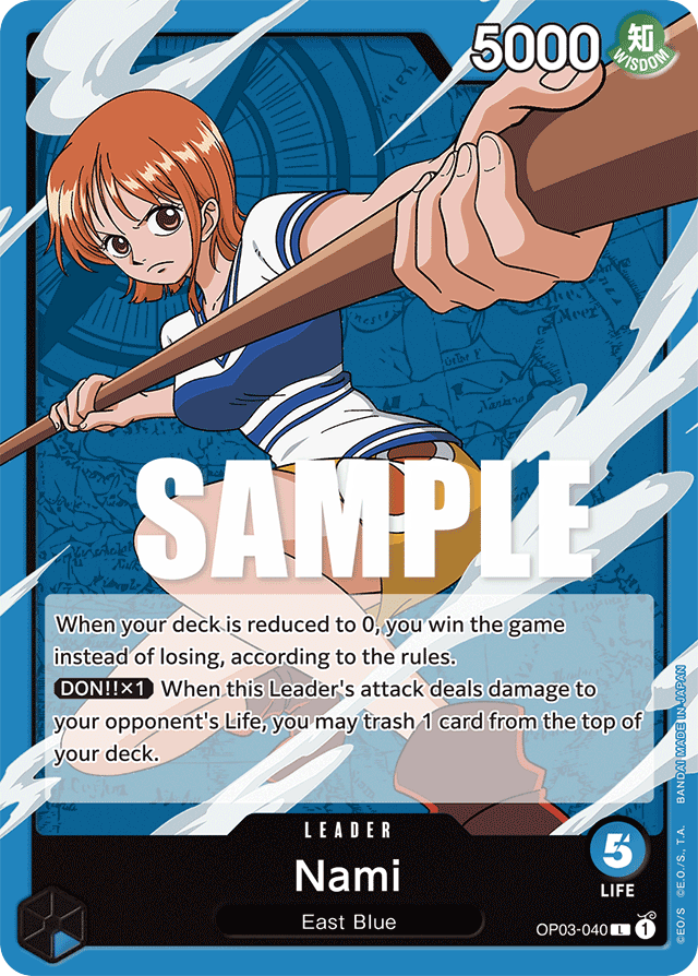 Nami OP03-040 card, Pillars of Strength
