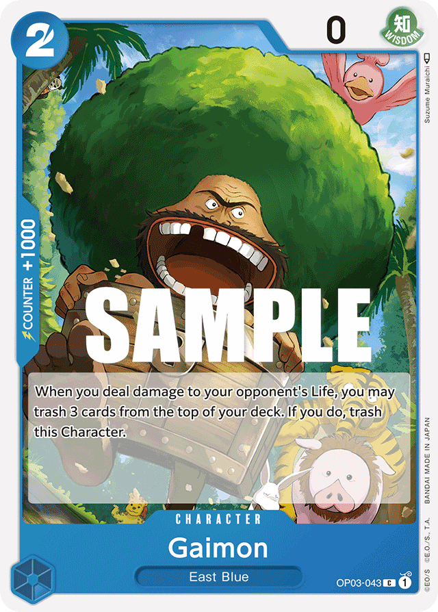 Gaimon OP03-043 card, Pillars of Strength