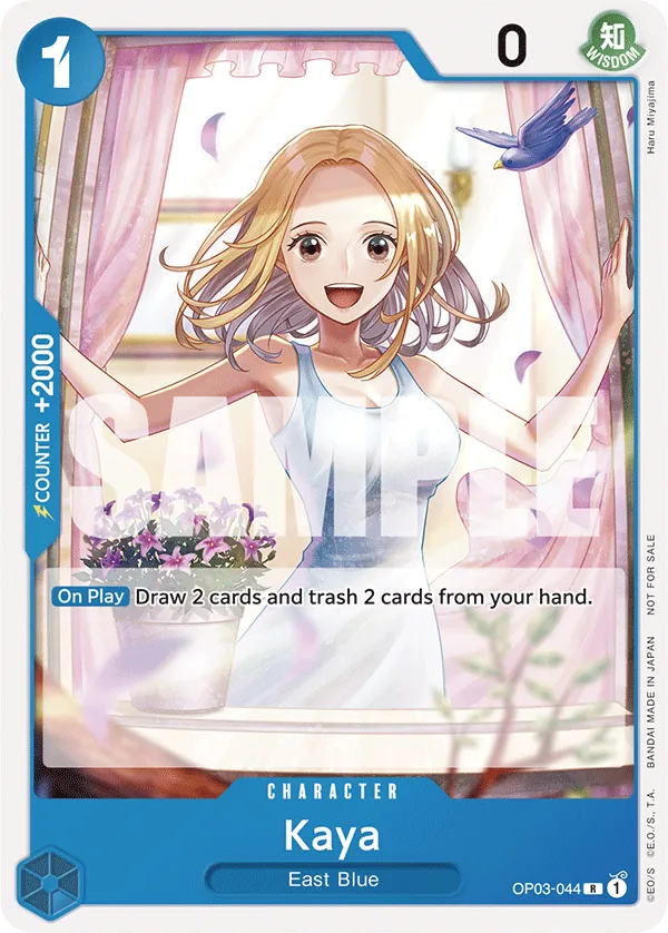 Kaya OP03-044 Tournament Pack Vol. 6 Alt Art card, Pillars of Strength