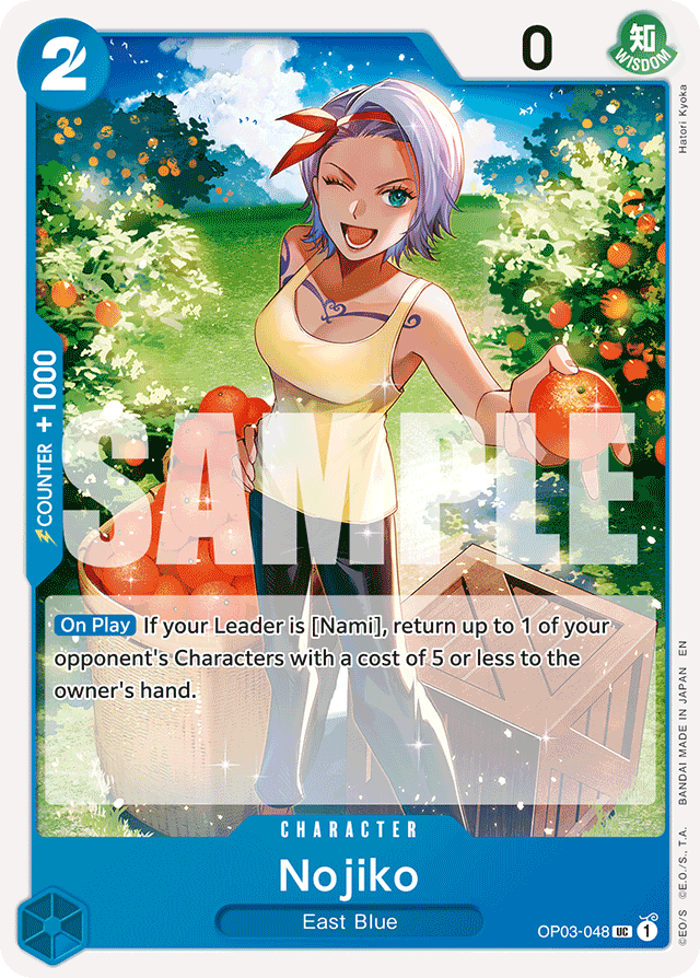 Nojiko OP03-048 Reprint card, Pillars of Strength
