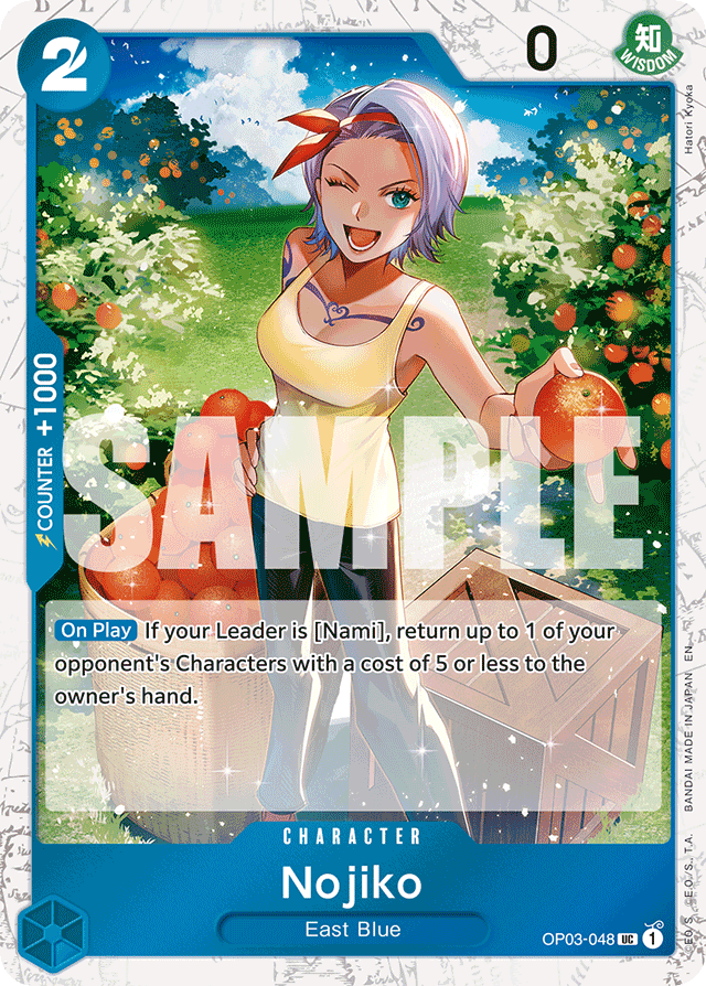 Nojiko OP03-048 Jolly Roger Foil card, Pillars of Strength