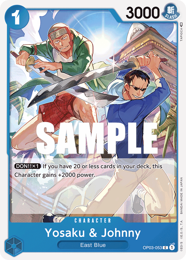 Yosaku & Johnny OP03-053 card, Pillars of Strength