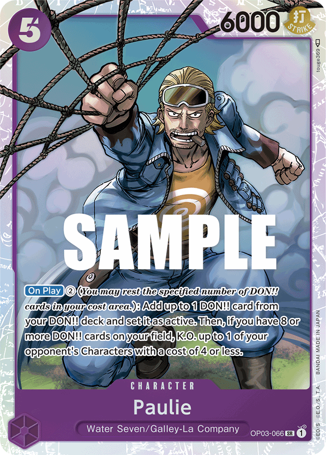 Paulie OP03-066 card, Pillars of Strength