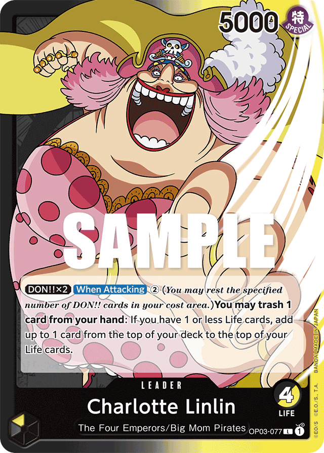 Charlotte Linlin OP03-077 card, Pillars of Strength