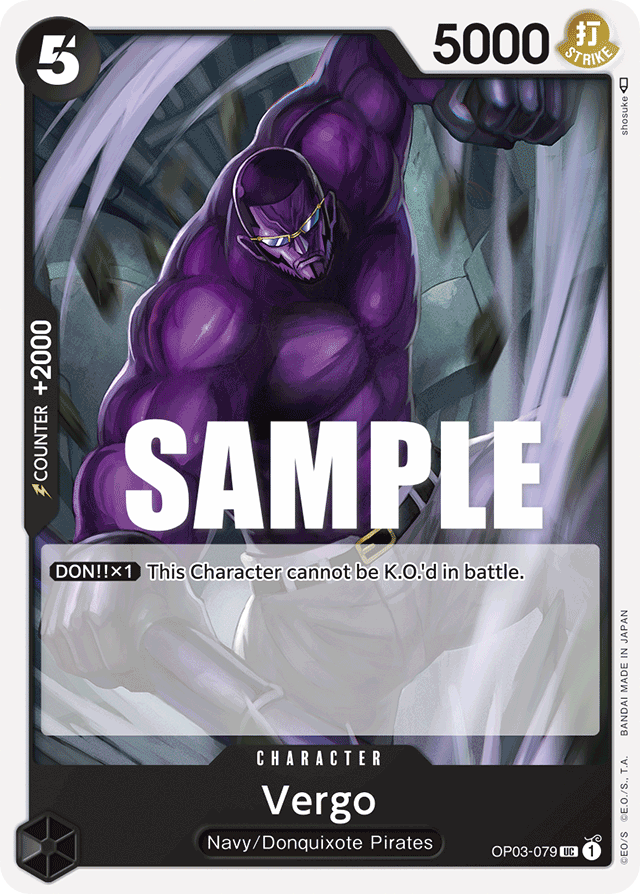 Vergo OP03-079 card, Pillars of Strength