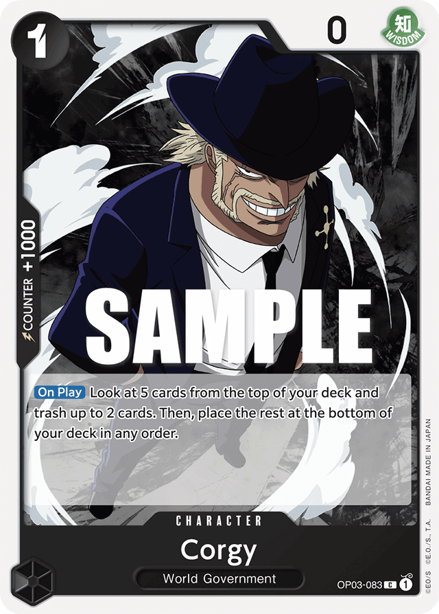 Corgy OP03-083 card, Pillars of Strength