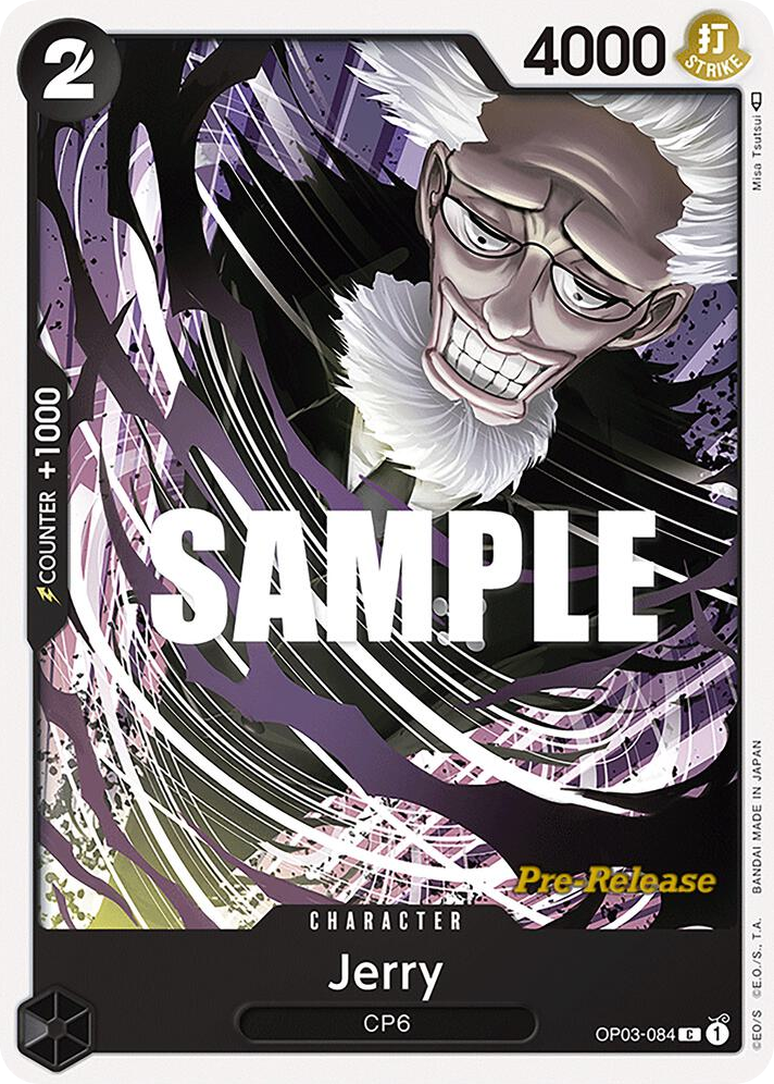 Jerry OP03-084 Pre-Release Stamp card, Pillars of Strength