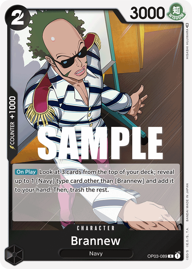 Brannew OP03-089 card, Pillars of Strength