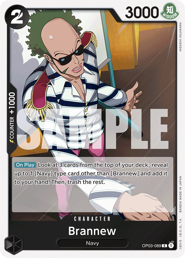Brannew OP03-089 Premium Reprint card, Pillars of Strength