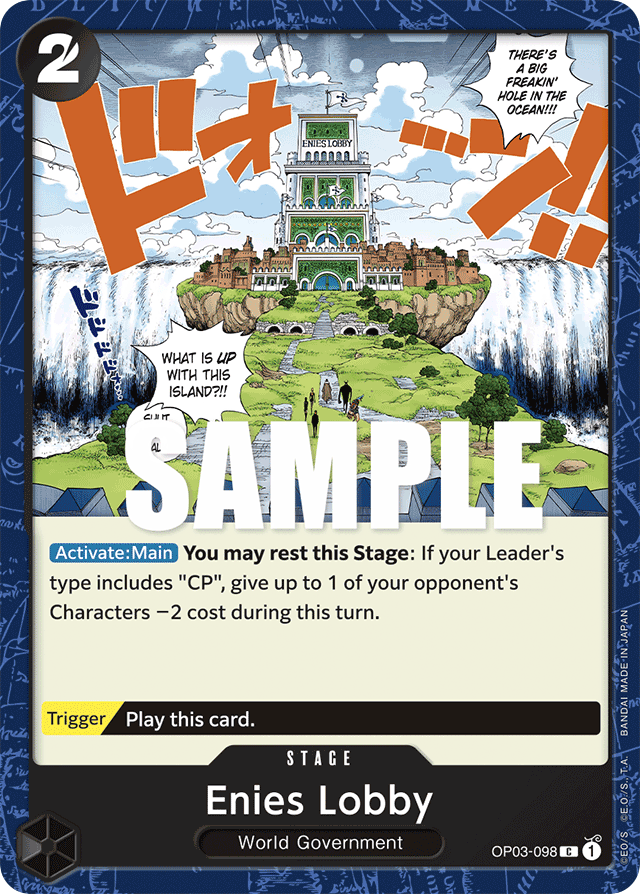 Enies Lobby OP03-098 card, Pillars of Strength