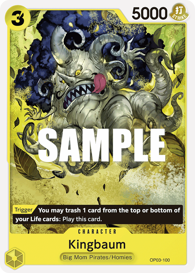 Kingbaum OP03-100 card, Pillars of Strength