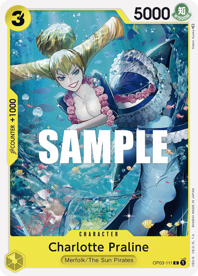 Charlotte Praline OP03-111 card, Pillars of Strength
