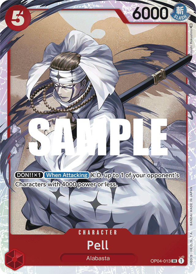 Pell OP04-013 card, Kingdoms of Intrigue