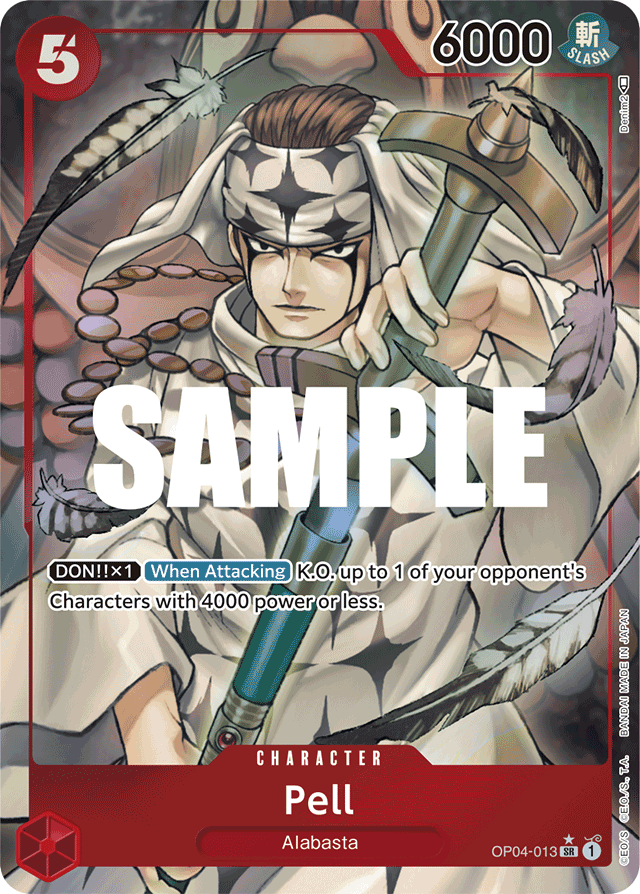 Pell OP04-013 Alt Art card, Kingdoms of Intrigue