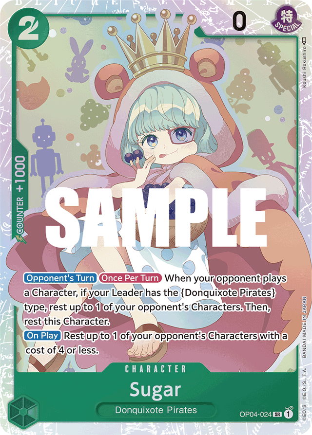 Sugar OP04-024 card, Kingdoms of Intrigue