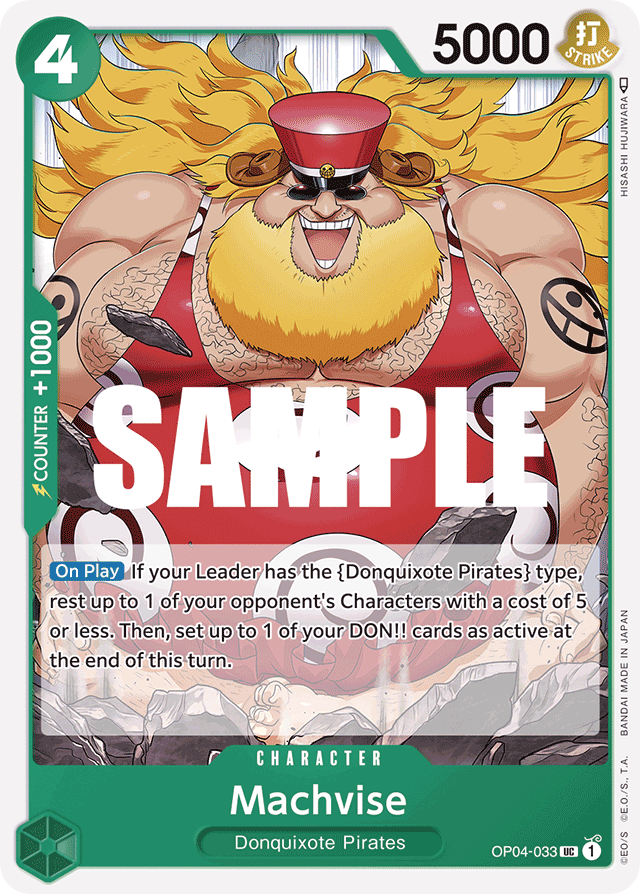 Machvise OP04-033 card, Kingdoms of Intrigue