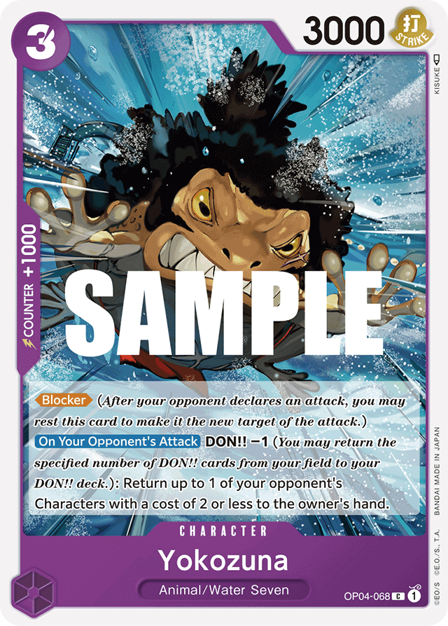 Yokozuna OP04-068 card, Kingdoms of Intrigue