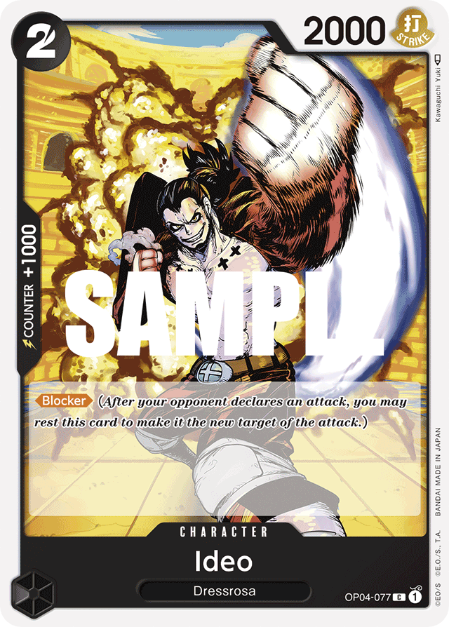 Ideo OP04-077 card, Kingdoms of Intrigue