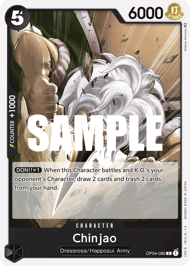 Chinjao OP04-086 card, Kingdoms of Intrigue