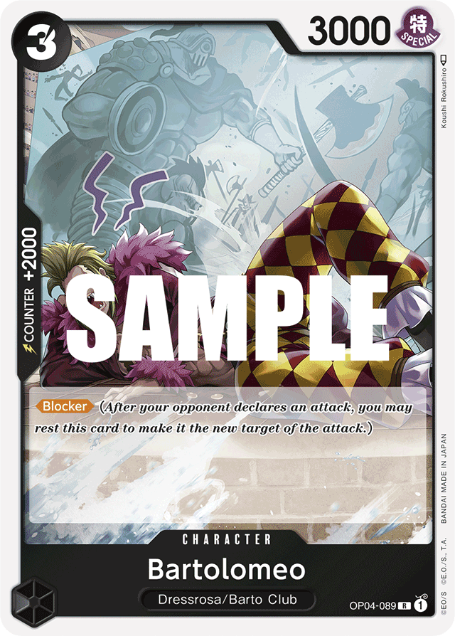 Bartolomeo OP04-089 card, Kingdoms of Intrigue