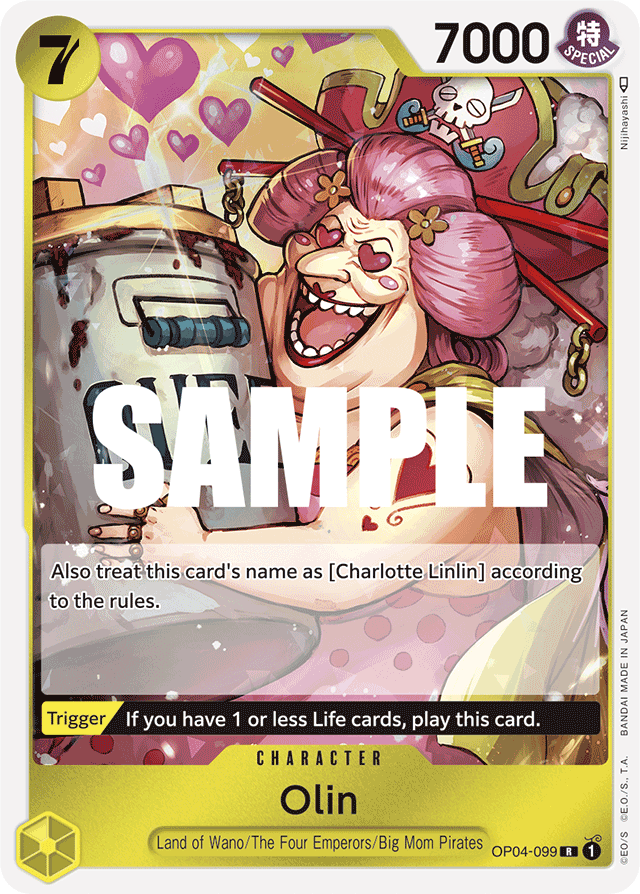 Olin OP04-099 card, Kingdoms of Intrigue
