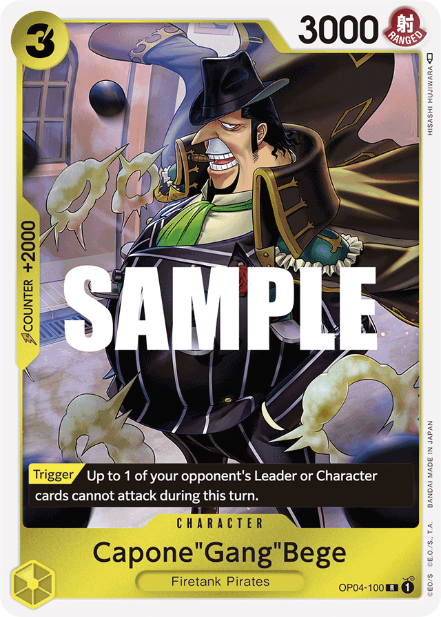 Capone"Gang"Bege OP04-100 card, Kingdoms of Intrigue