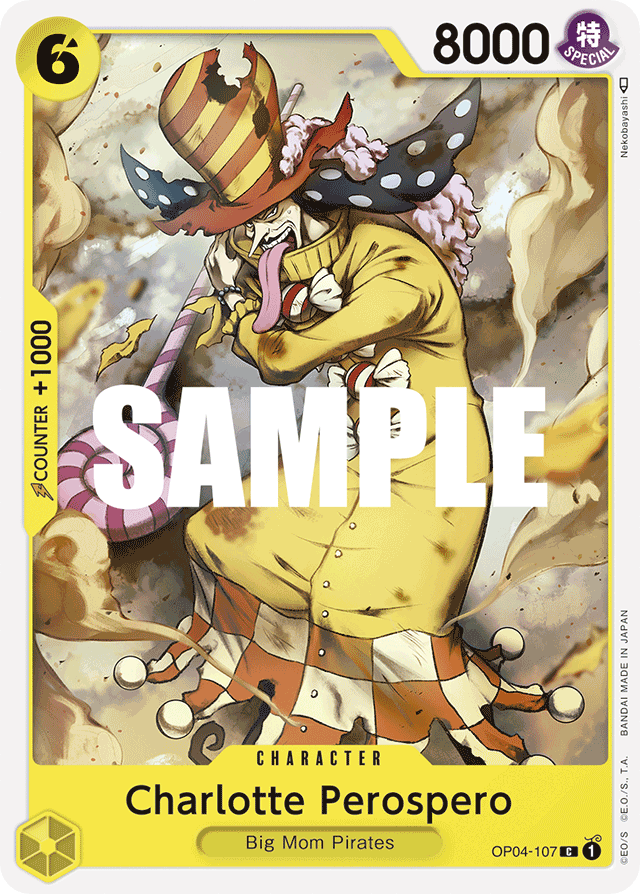 Charlotte Perospero OP04-107 card, Kingdoms of Intrigue
