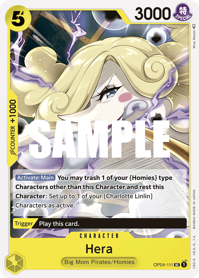 Hera OP04-111 card, Kingdoms of Intrigue