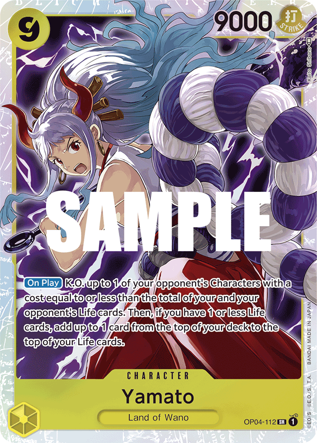 Yamato OP04-112 card, Kingdoms of Intrigue