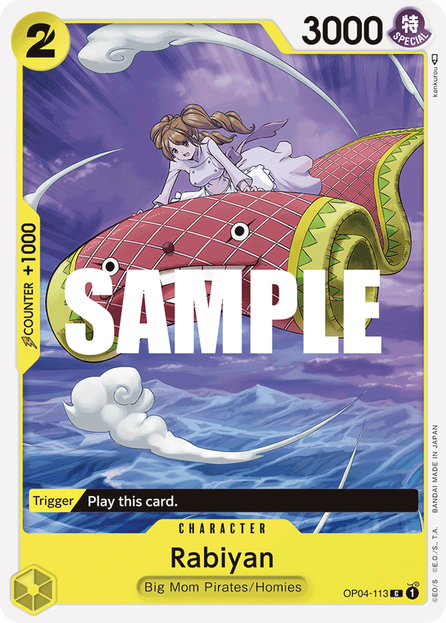Rabiyan OP04-113 card, Kingdoms of Intrigue