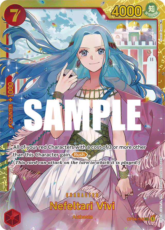 Nefeltari Vivi OP04-118 card, Kingdoms of Intrigue