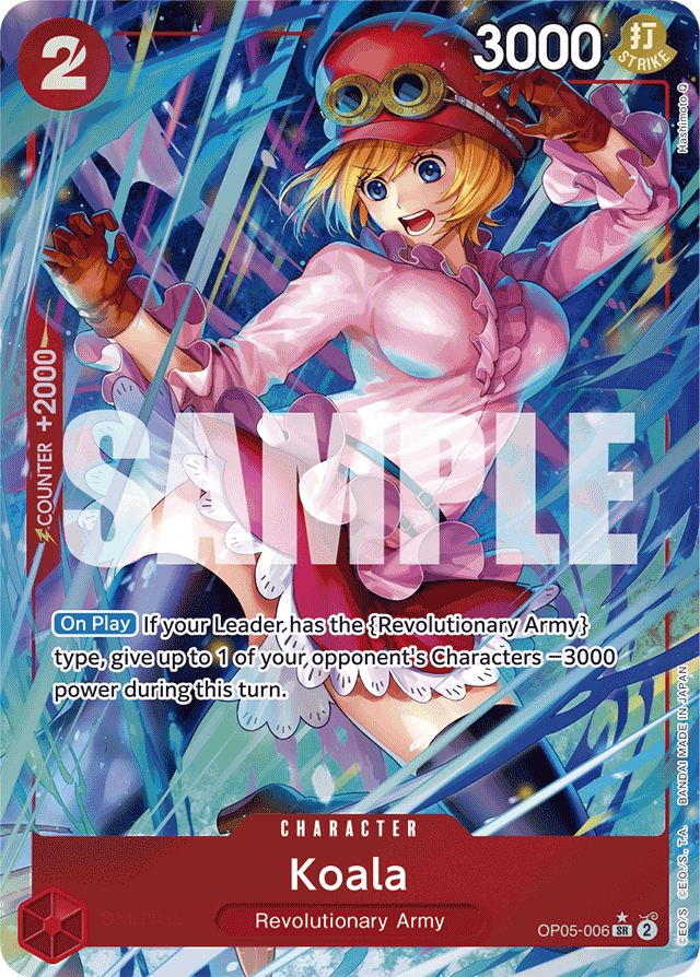 Koala OP05-006 Premium Alt Art card, Awakening of the New Era