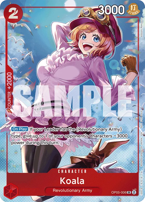 Koala OP05-006 Dash Pack Alt Art card, Awakening of the New Era
