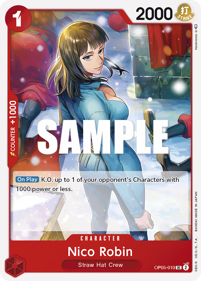Nico Robin OP05-010 card, Awakening of the New Era