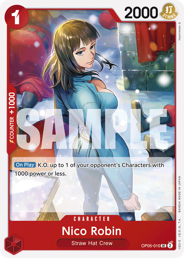 Nico Robin OP05-010 Reprint card, Awakening of the New Era