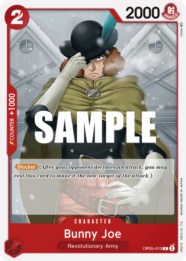Bunny Joe OP05-013 card, Awakening of the New Era