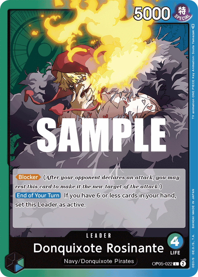 Donquixote Rosinante OP05-022 card, Awakening of the New Era