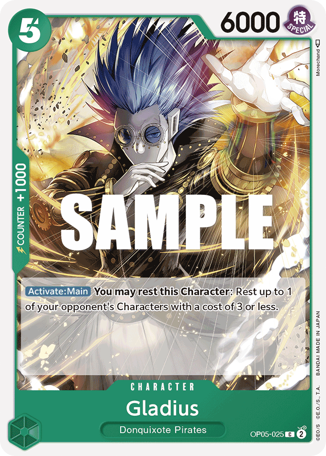 Gladius OP05-025 card, Awakening of the New Era