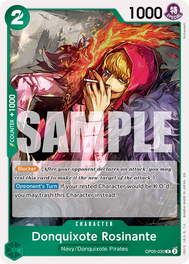 Donquixote Rosinante OP05-030 Reprint card, Awakening of the New Era