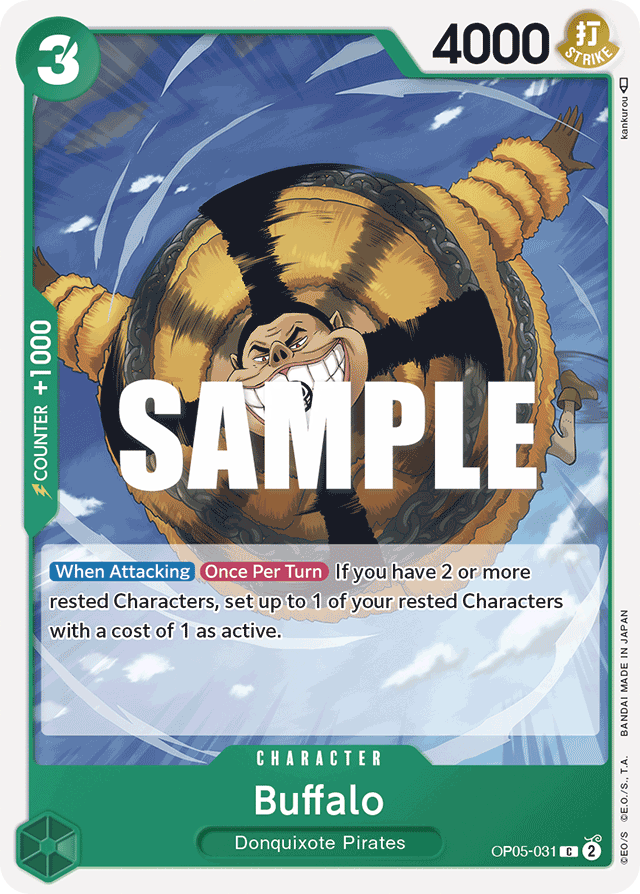 Buffalo OP05-031 card, Awakening of the New Era