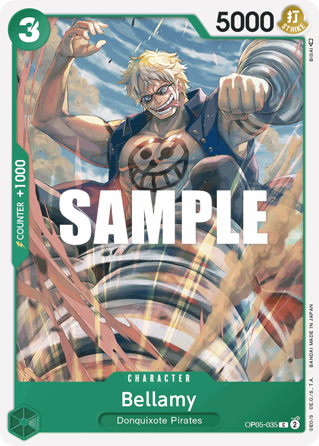 Bellamy OP05-035 card, Awakening of the New Era