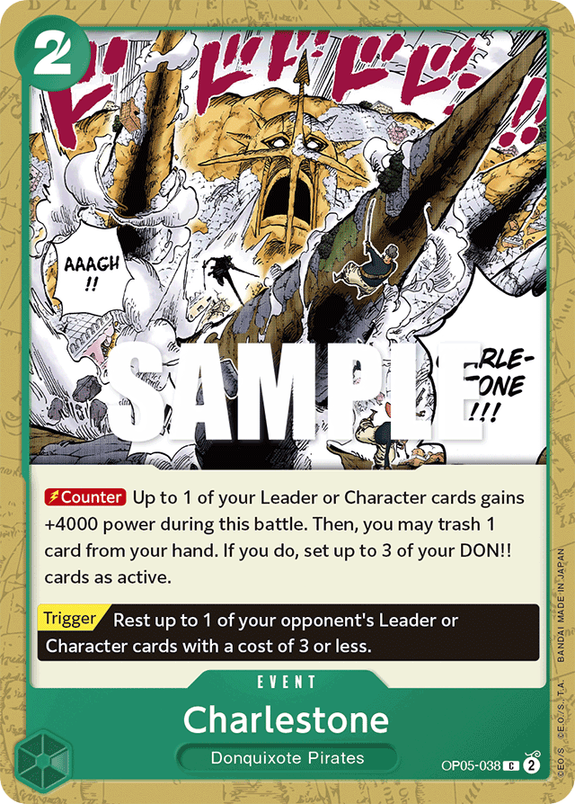 Charlestone OP05-038 card, Awakening of the New Era