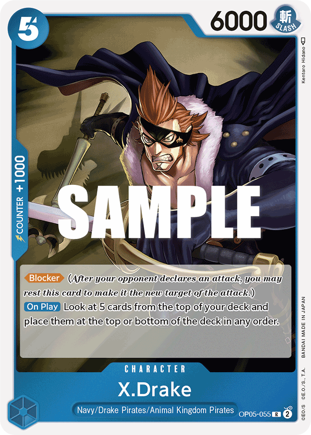 X.Drake OP05-055 card, Awakening of the New Era