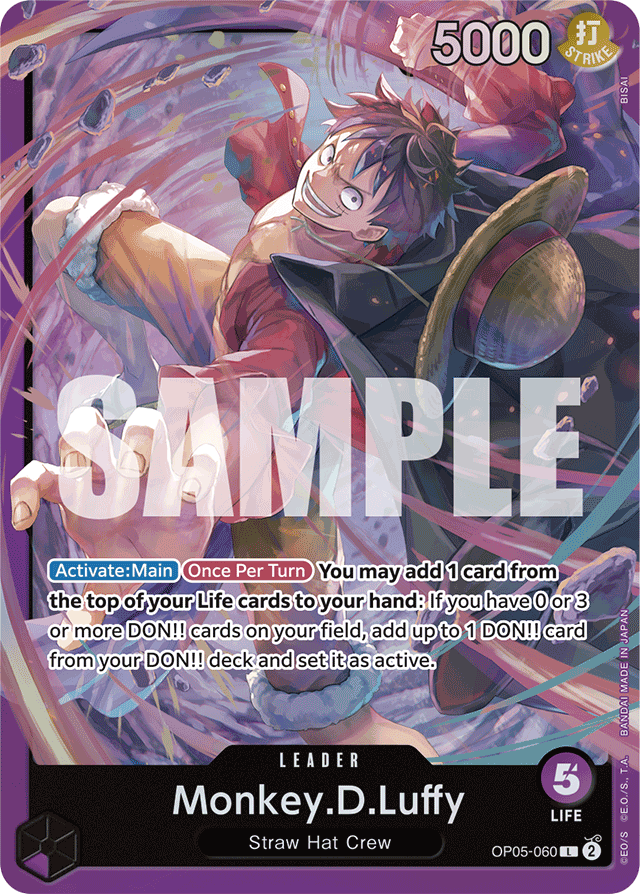 Monkey.D.Luffy OP05-060 Starter Deck card, Awakening of the New Era