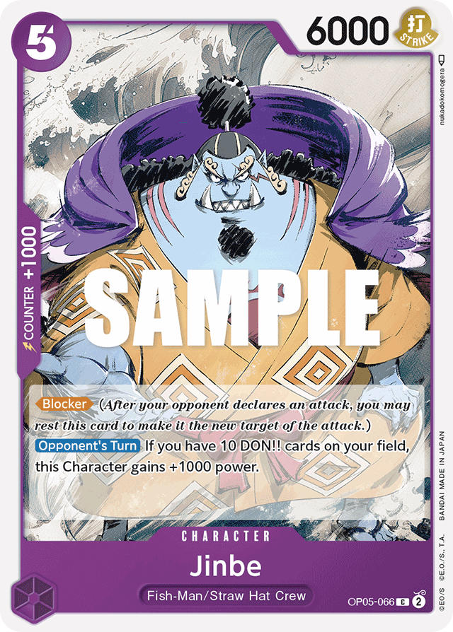 Jinbe OP05-066 card, Awakening of the New Era