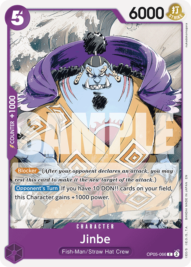 Jinbe OP05-066 Reprint card, Awakening of the New Era
