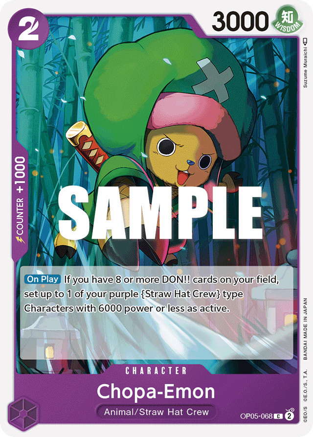 Chopa-Emon OP05-068 card, Awakening of the New Era