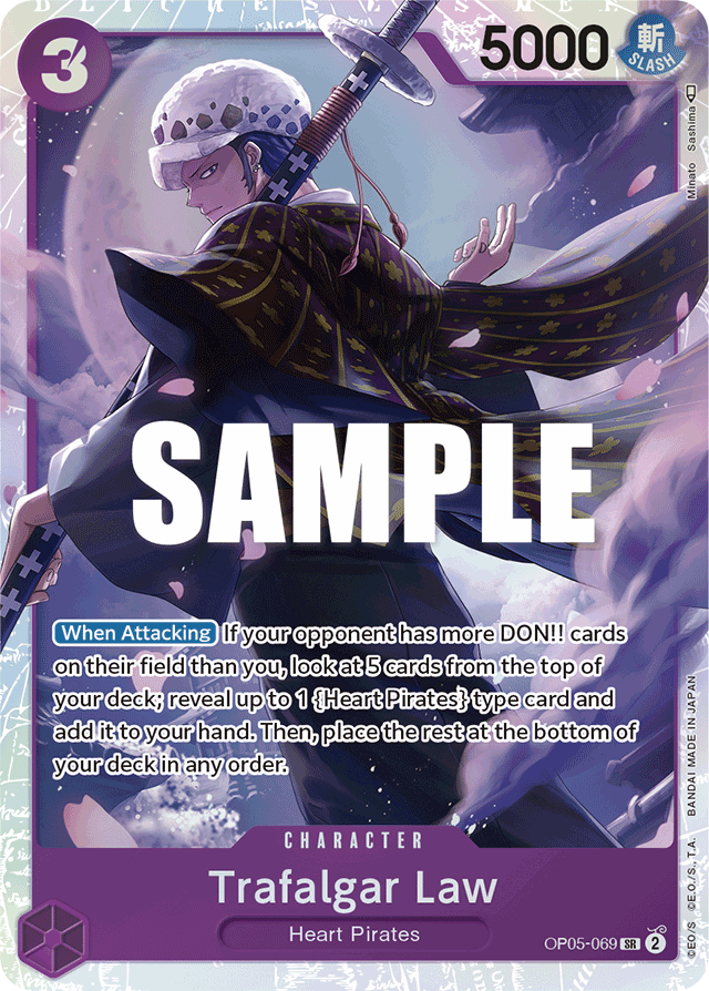 Trafalgar Law OP05-069 card, Awakening of the New Era